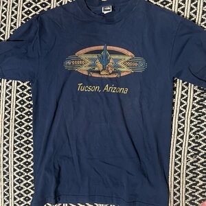 Mems XL Vintage North Face T Shirt Tuscon Az Graphic